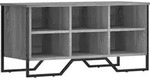 vidaXL Schuhregal Grau Sonoma 90x38x45,5 cm Holzwerkstoff