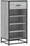 vidaXL Schuhregal Grau Sonoma 48x38x97,5 cm Holzwerkstoff