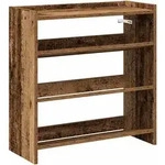 vidaXL Schuhregal Altholz-Optik 60x25x62 cm Holzwerkstoff