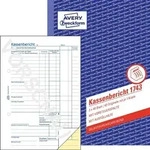 Avery Zweckform&reg; 1743 1743 Kassenbuch Bericht A5 2x40Blatt SD blau