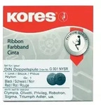 Kores Farbband Gr. 1 schwarz/rot f&uuml;r DIN Doppelspule