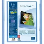 Exacompta 5742E 10x Sichtmappe aus PP 500&mu; mit 40 H&uuml;llen Kreacover Chromaline, f&uuml;r