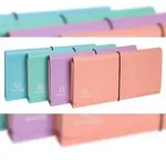 Exacompta 58660E 4x F&auml;chermappe mehrfarbig aus Karton, 6 F&auml;cher, Serie Aquarel -