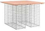vidaXL Gartenbank aus Gabionen 100x102x72 cm Massivholz Douglasie