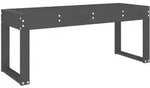 vidaXL Gartenbank Grau 110x38x45 cm Massivholz Kiefer