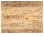 vidaXL Tischplatte Massivholz Mango 25-27 mm 90x60 cm