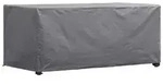 Perel Schutzh&uuml;lle f&uuml;r Tische bis zu 160 cm, Grau, rechteckig, 165 cm x 105 cm x 75