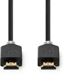 Nedis High Speed ​​HDMI Kabel mit Ethernet - HDMI Stecker - HDMI Stecker -