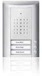 Ritto Entravox T&uuml;rstation Audio, 3 WE, silber eloxiert, 3 Klingeltasten, 3