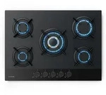 Klarstein Goldflame Nano Gaskochfeld | 5 Messingbrenner | 8 kW |...