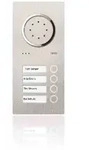 Ritto Acero Edelstahl-T&uuml;rstation Audio, 4 WE, 4 Klingeltasten, 1 Spalte