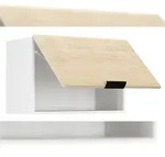 VCM K&uuml;chenm&ouml;bel H&auml;ngeschrank Fasola Wei&szlig; / Honig-Eiche H. 40 x B. 60 x T. 31 cm