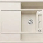 BLANCO GmbH + Co KG BLANCO AXIA III 5 S Einbausp&uuml;le SILGRANIT softwei&szlig; ab 50 cm mit