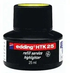 edding Nachf&uuml;lltinte HTK 25 f. Highlighter, gelb, 25 ml