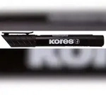 Kores Permanentmarker, schwarz, Rundspitze 1,5-3mm