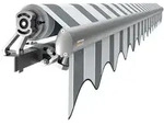 Spettmann STAR FIX offene Gelenkarmmarkise manueller Antrieb rechts 250x200cm