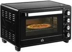HOMCOM - Minibackofen - 52,2L x 38,1B x 33,5H cm - schwarz