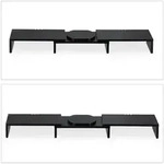 Relaxdays Monitorst&auml;nder f&uuml;r 2 Monitore, verstellbar, ergonomisches Arbeiten,