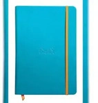 Rhodiarama Notizbuch A5, fester Einband, 96 Blatt blanko, Papier elfenbein 90g, mit