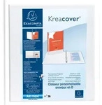 Exacompta 51823E 10x Ringbuch, 2 Ringe 40mm R&uuml;cken 64mm, 3 Au&szlig;en- und 2