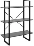 vidaXL B&uuml;cherregal Grau 80x30x105 cm Holzwerkstoff