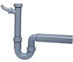 KIRCHHOFF ECO SAVE Siphon K&uuml;chensp&uuml;le, Abfluss f&uuml;r Sp&uuml;le K&uuml;che aus recyceltem