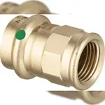 Viega &Uuml;bergangsst&uuml;ck Sanpress 2212 35 mm x Rp 1 Siliziumbronze
