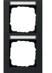 Gira Abdeckrahmen 2f. sw 110209
