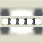 Gira Abdeckrahmen 5fach 0215427