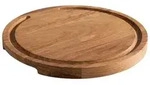 Servierbrett PIZZA aus Eichenholz &Oslash; 24 cm
