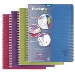 Clairefontaine Notizbuch DIN A5+ Kariert Spiralbindung PP (Polypropylen) Farbig