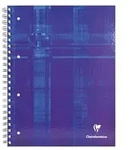 Clairefontaine Spiralnotizblock 82123C DIN A4 90g 80Bl. kar wei&szlig;