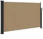 vidaXL Seitenmarkise Ausziehbar Taupe 120x500 cm