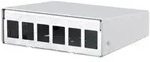 METZ CONNECT Keystone AP-Geh&auml;use 6 Port reinwei&szlig; RAL9010