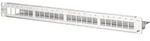 METZ CONNECT Keystone Modultr&auml;ger 19" 24 Port 1HE, Edelstahl, leer, geschirmt