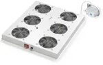 ROLINE 19-Zoll Dachl&uuml;ftereinheit 6 L&uuml;fter, Thermostat f&uuml;r Serverschrank grau