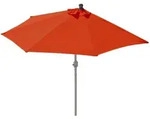 Mendler Sonnenschirm halbrund Parla, Halbschirm Balkonschirm, UV 50+...