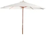 Mendler Sonnenschirm Florida, Gartenschirm Marktschirm, &Oslash; 3,5m Polyester/Holz 7kg ~