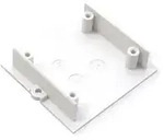 BACHMANN Rahmen Blind mit Anschraubdome weiss