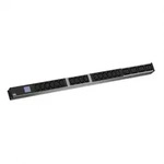 BACHMANN BN0500 19" PDU 1HE 16xC13 4xC19, Leistungsmessung, Anschluss CEE 16A, blau
