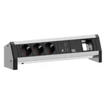 BACHMANN DESK 3x Schutzkontakt 1x USB Charger 1x ABD GST18