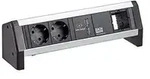 BACHMANN DESK 2xCEE7/3 1xUSB Charger GST18, 1 m