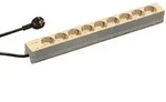 SCHROFF Schutzkontakt-Steckdosenleiste - STECKDL.Schutzkontakt 9DO. 438,5LG