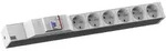 BACHMANN 19" 1HE 6xUTE 1xFI Strom 2,0m CEE7/7