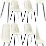 CLP 4er Set St&uuml;hle Giverny creme/Stoff