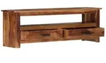vidaXL TV-Schrank 118 x 30 x 40 cm Massivholz