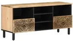 vidaXL TV-Schrank 100x33x46 cm Massivholz Mango