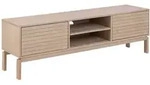 Ebuy24 Linley TV Tisch 2 T&uuml;ren, 2 Ablagen Eichenfurnier.