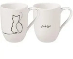 Villeroy & Boch Statement Becher mit Henkel "Cat" Set 2tlg.