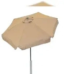 Merxx Schirm, &Oslash; 180 cm, 38 mm Rohr, beige